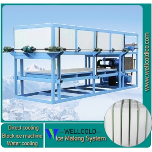 5T automatic direct cooling block ice machine